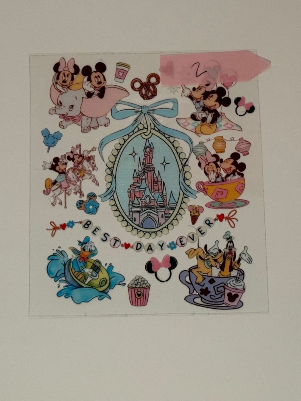 Disney Inspired UV sticker